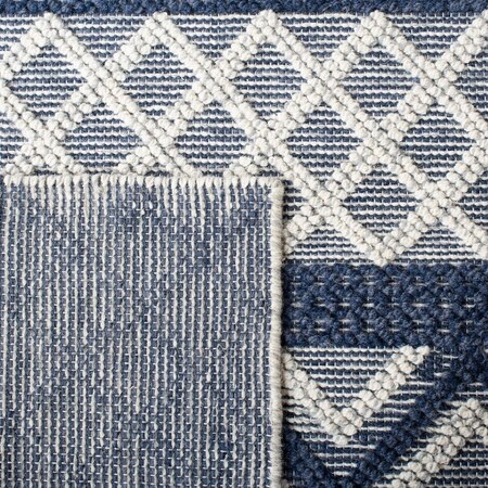 Safavieh 6 x 6 ft. Vermont Hand Woven Square Area Rug Ivory & Blue VRM211N-6SQ
